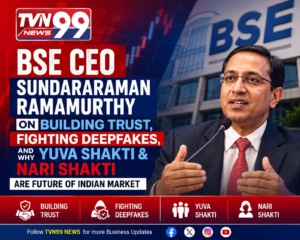 BSE CEO Sundararaman Ramamurthy discusses trust, deepfake threats, youth participation, women investors, and the future of India's capital markets.